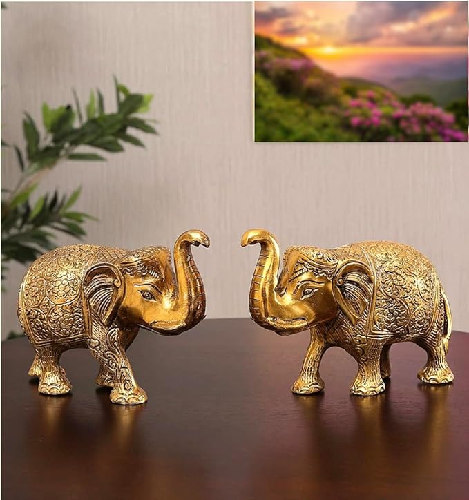 Brass Elephant Figurine